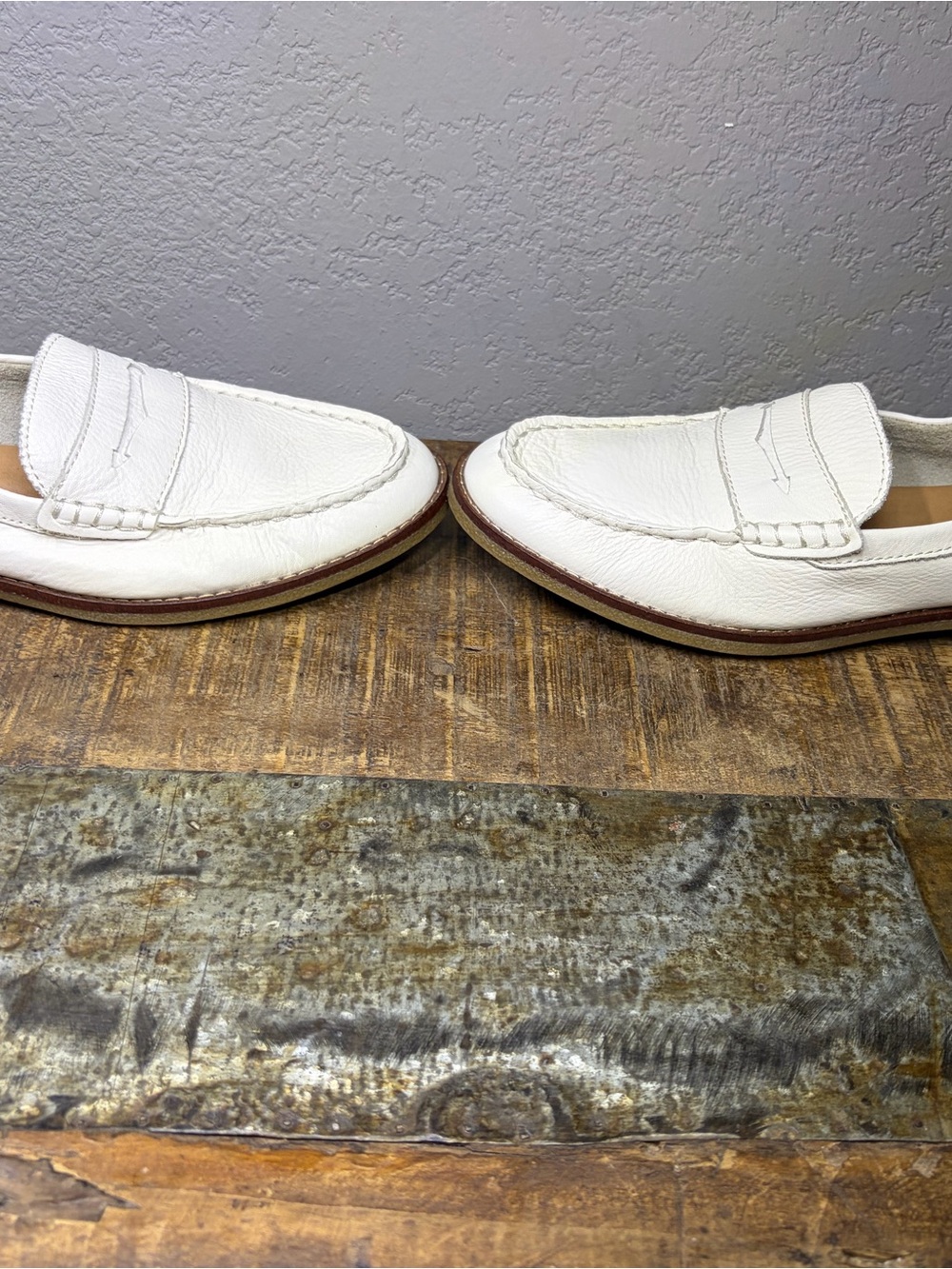 Sperry Women’s White Leather Penny Loafers Size 7.5 NWOT - Picture 5 of 6